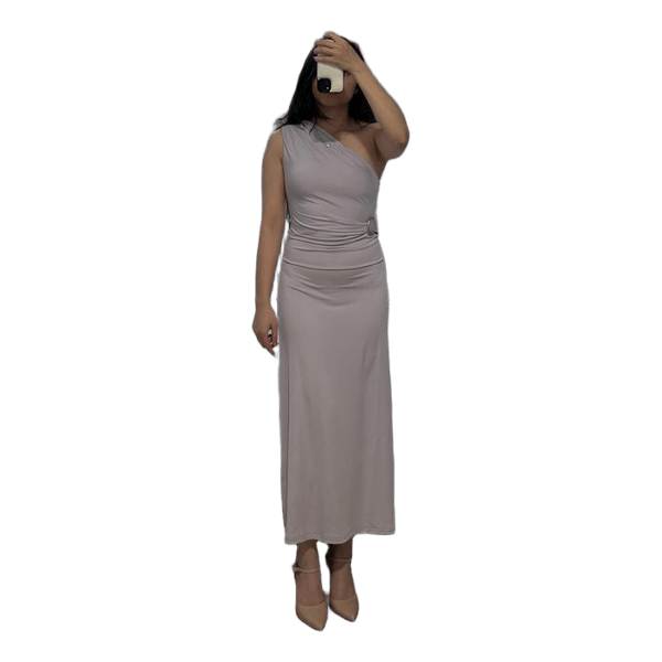 Lilac sleeveless maxi dress