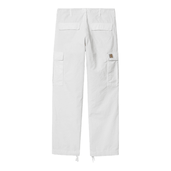 White cargo trousers