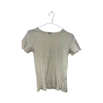 Kermanvärinen lyhythihainen paita