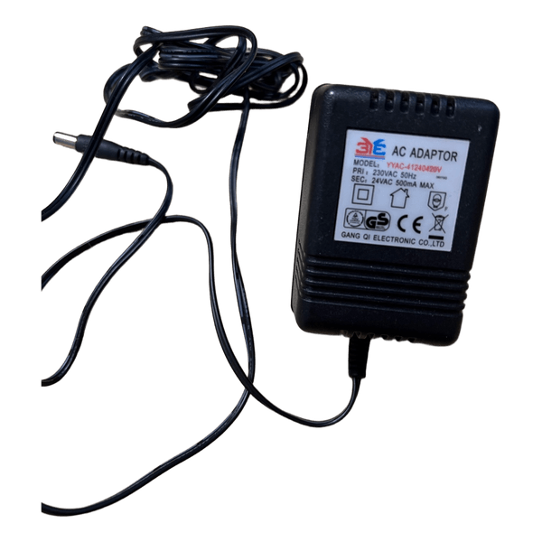 24 V AC, 500 mA transformatorinis adapteris