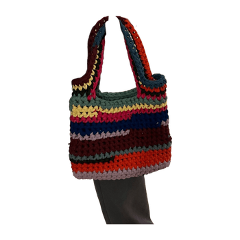Self-knitted bag