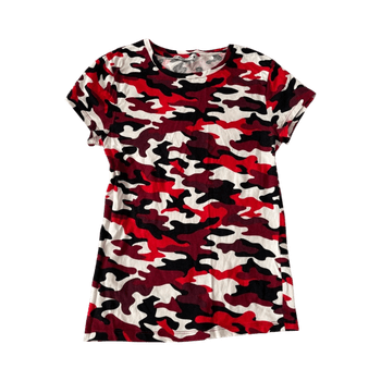 Camo print t-shirt