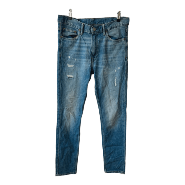 Blå slim fit jeans