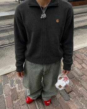 Carhartt charcoal wool sweater