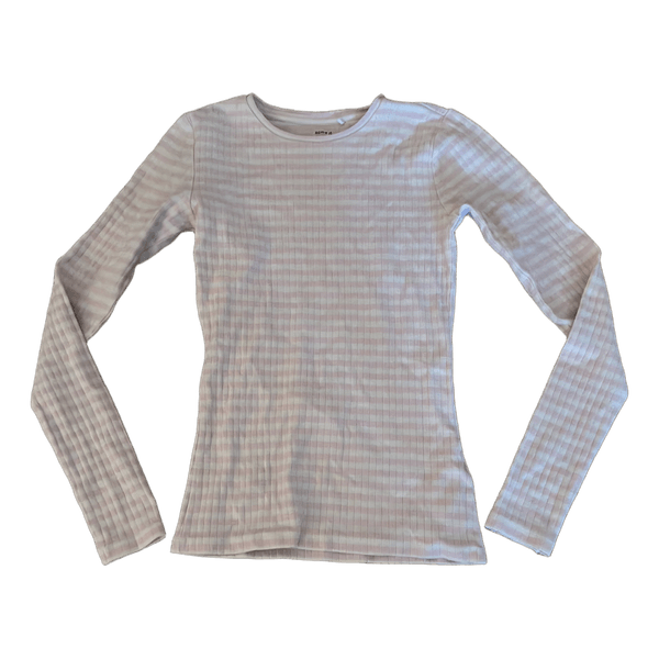 Name it langærmet stribet bluse