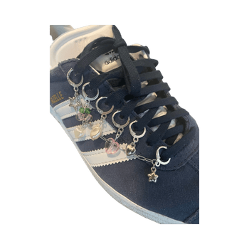 Shoe charms setti hopea