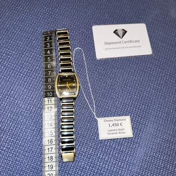 Chrono diamond watch