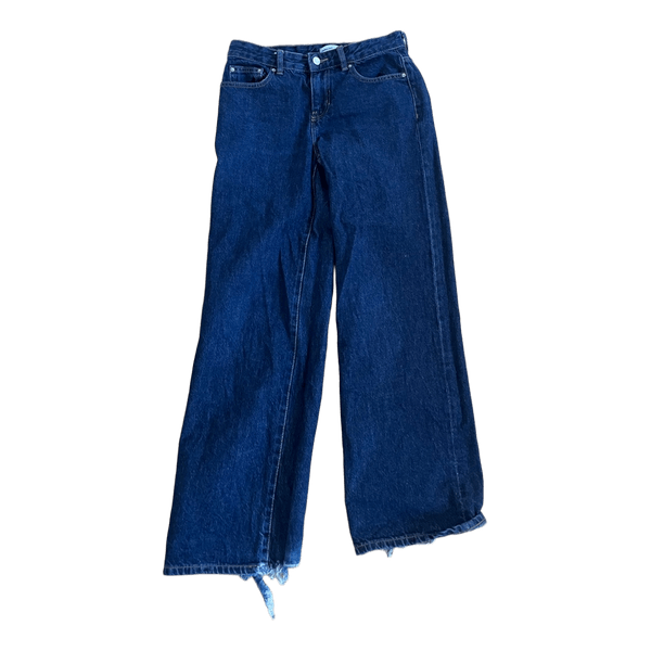 Mørkeblå wide leg jeans