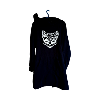 Kissa hupparimekko XL