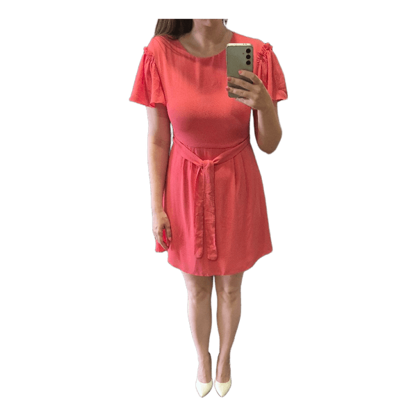 Coral mini dress