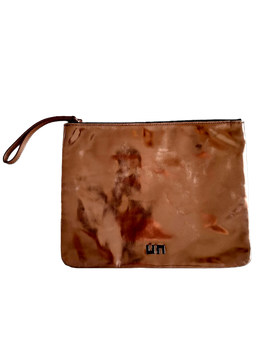 United Nude rose gold wristlet clutch bag