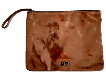 United Nude rose gold wristlet clutch bag