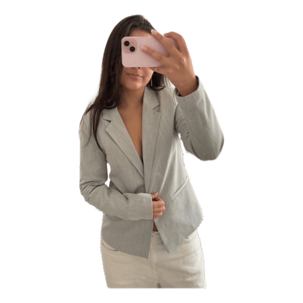 Grå blazer