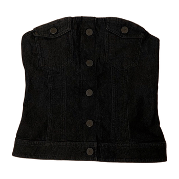 Vintage denim tube top