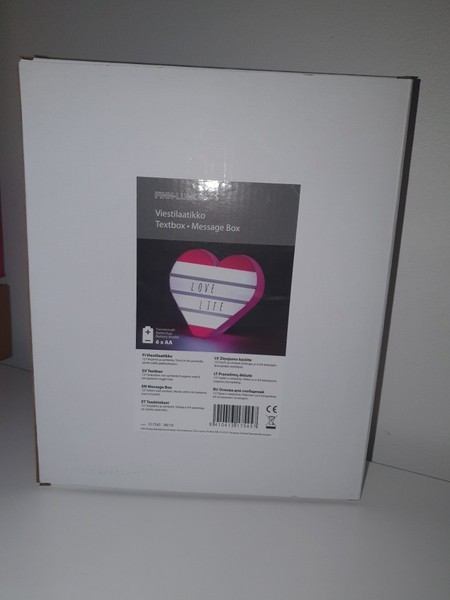 LED Sydän viestilaatikko