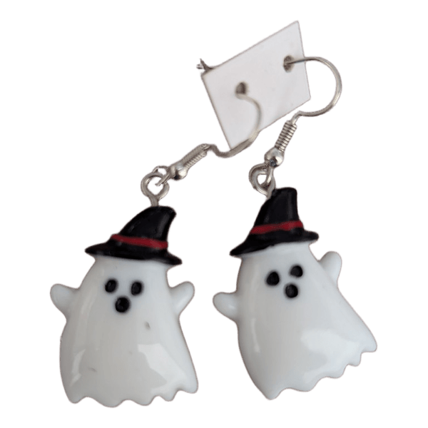 Ghost drop earrings