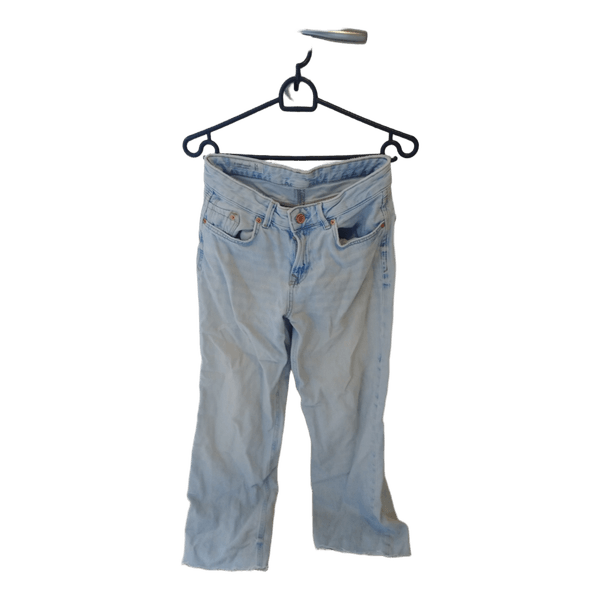 D91 Lyseblå wide leg jeans