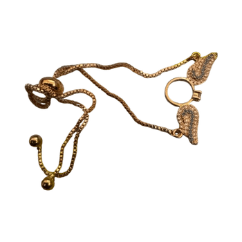 Kultainen siipirannekoru