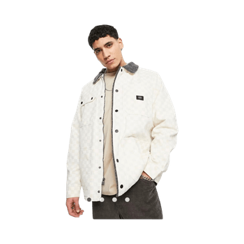 Vans Drill Chore sherpha jacket in cream. New