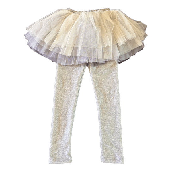 Grey tutu leggings