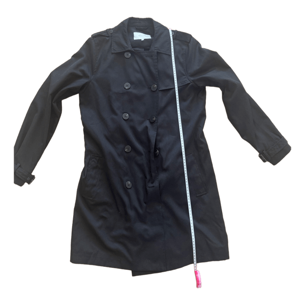 Sort Vila trenchcoat