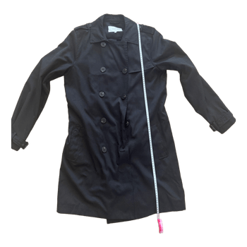 Sort Vila trenchcoat