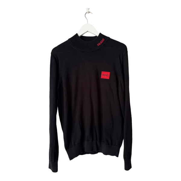 HUGO Hugo Boss mock neck neule musta
