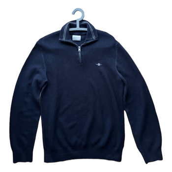 Gant navy quarter-zip sweater
