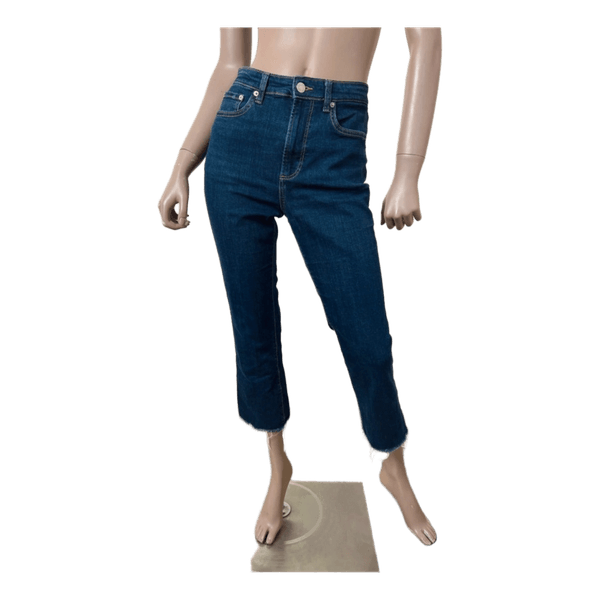 Zara blue cropped jeans