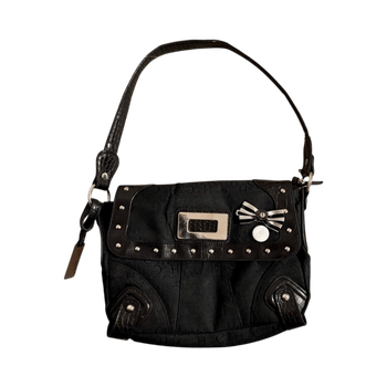 Black shoulder handbag