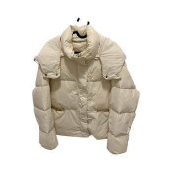 Cream puffer jacket