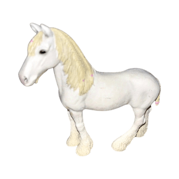 Valkoinen schleich hevonen