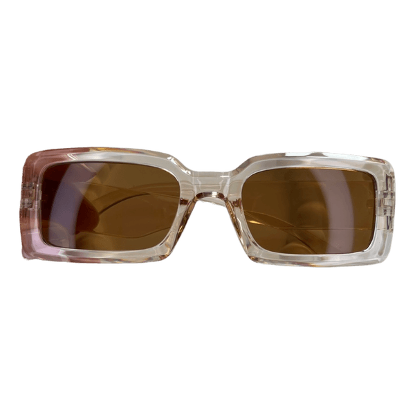 Siauri rudi smelio spalvos remeliais akiniai nuo saules          sunglasses