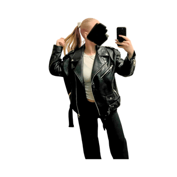 zara oversize nahkatakki