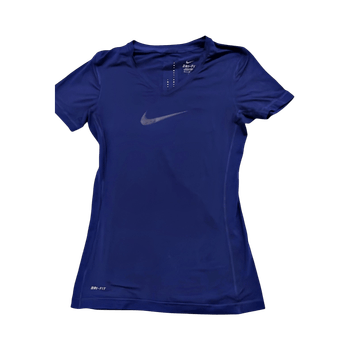 Blue Nike Dri-FIT shirt