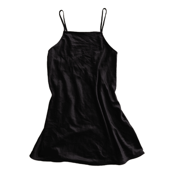 Musta Gina Tricot satiinimekko