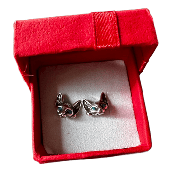 Sphynx cat stud earrings