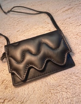 Marimekko black Lokki belt bag
