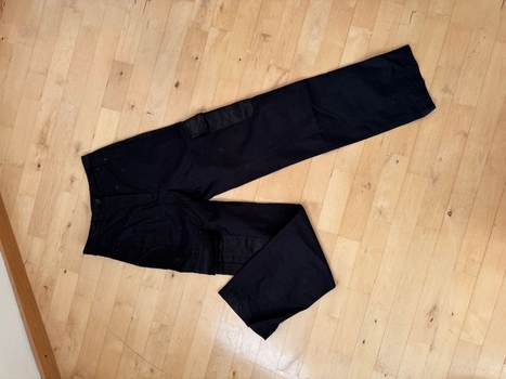 Black cargo pants