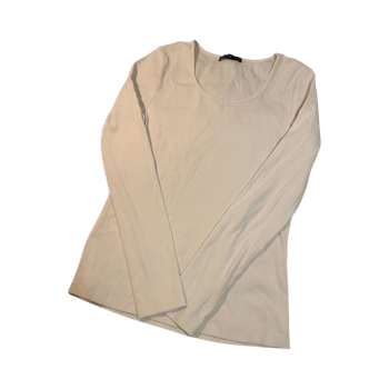 Mohito white ribbed long-sleeve