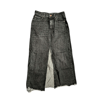 Musta pitkähihainen farkkuhame