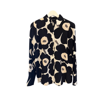 Marimekko Gabro Pieni Unikko -silkkipaita. 