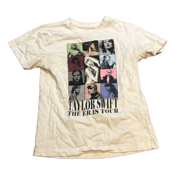 White Taylor Swift t-shirt