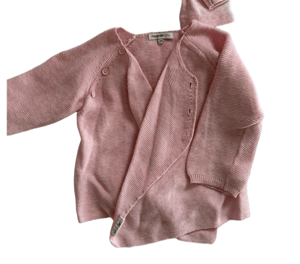 Pink baby cardigan