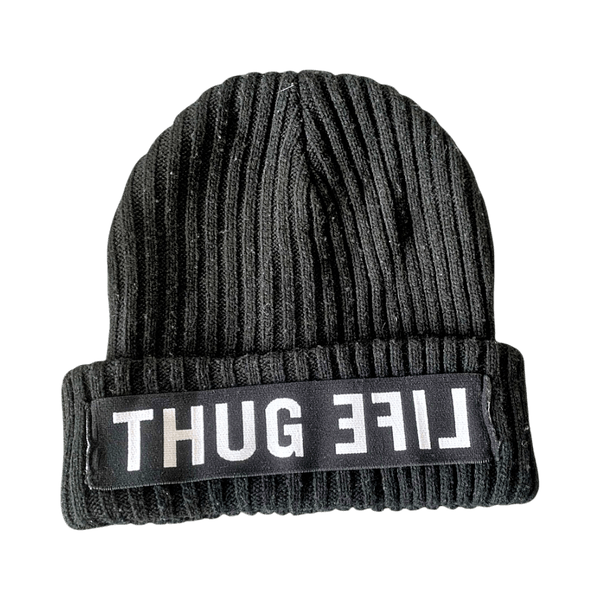 Black beanie hat