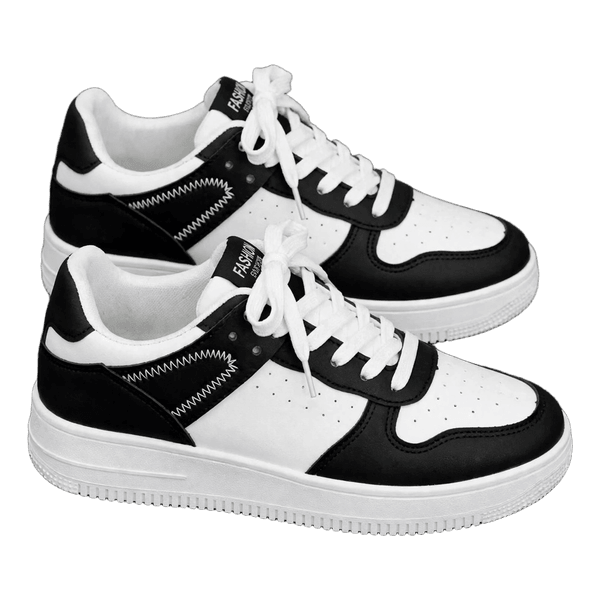 Black White Sneakers - New - Comfortable - 39/44Black and white sneakers