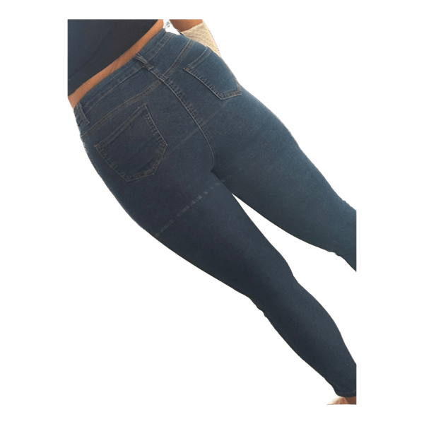Blue skinny jeans