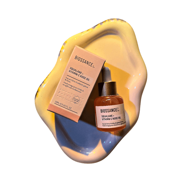 Biossance squalane + vitamin c rose oil