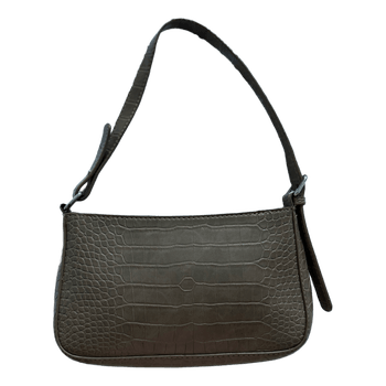 Taupe krokokuvioitu olkalaukku – Stradivarius