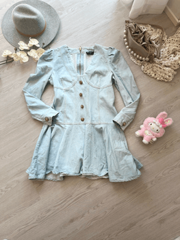 Denim dress from France